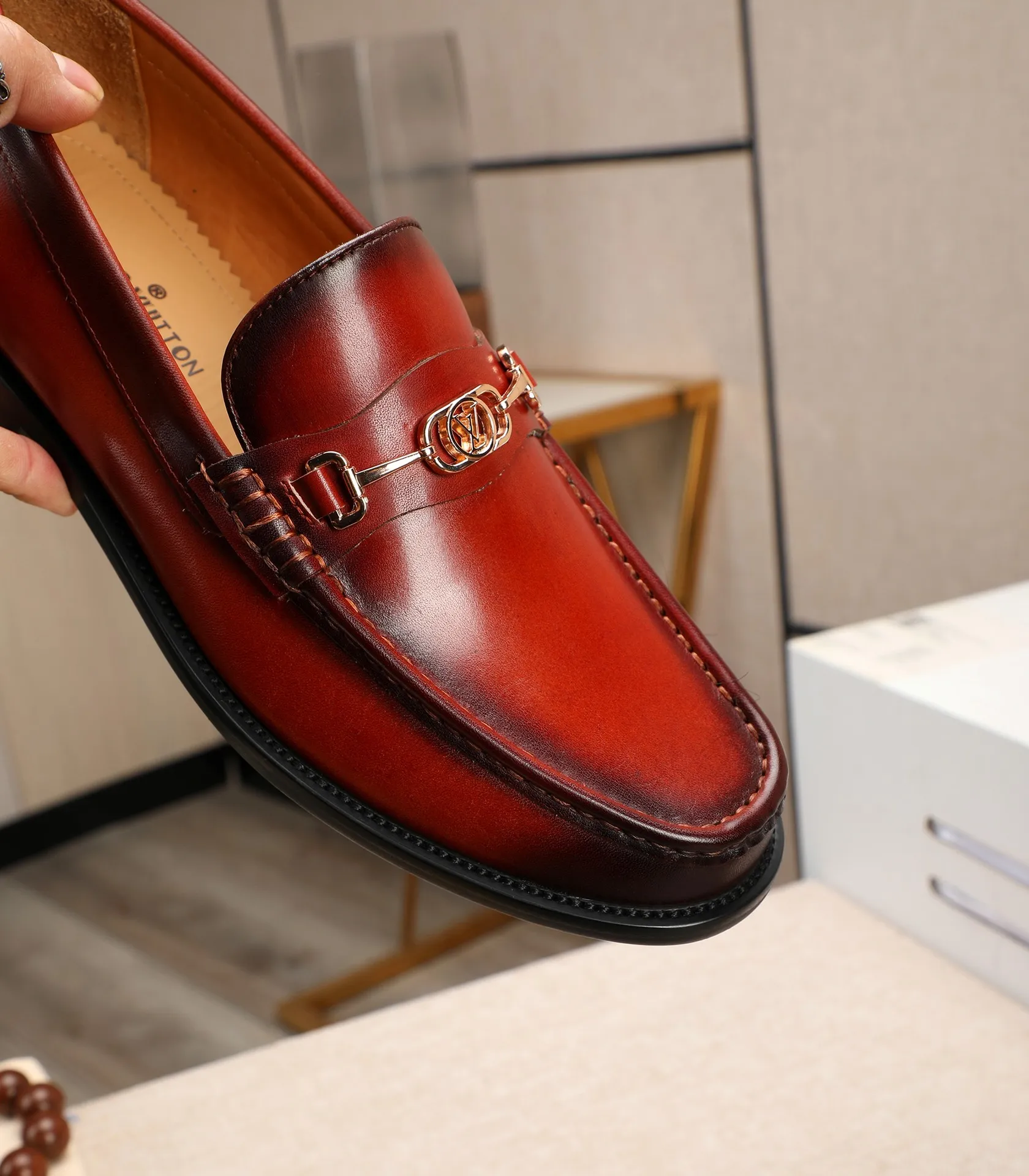 Men's shoes 💰580 📛📛Original (water-dyed cow lining) Gucci GUCCI official website formal shoes 🌀 Italian 🇮🇹 imported cowhide ➕ top imported water-dyed cowhide lining 💋 fine handmade original bottom, the real thing looks better when photographed in person Standard size 38-44